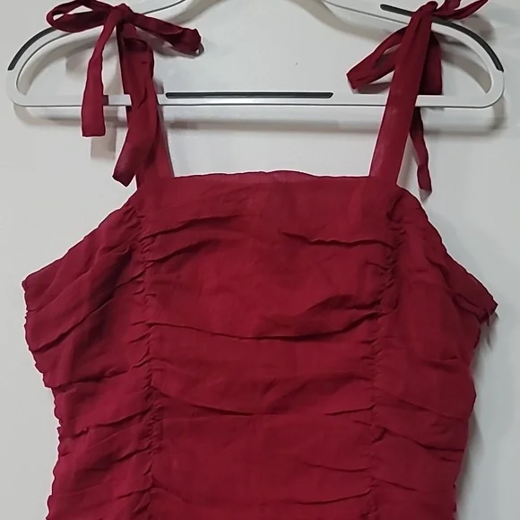 Urban Outfitters MINKPINK Little Darling Ruched Mini Dress size M - Picture 7 of 11